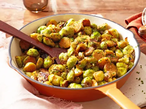 Gebratener Rosenkohl - So wird er knusprig & lecker!