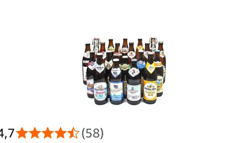Eine Auswahl an dunklen Bieren, die das beste dunkle Bier Deutschlands repräsentieren könnten.