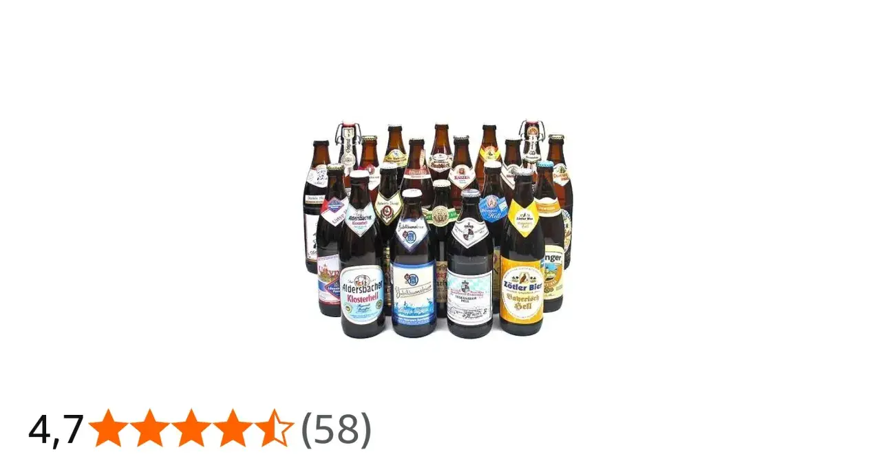 Eine Auswahl an dunklen Bieren, die das beste dunkle Bier Deutschlands repräsentieren könnten.